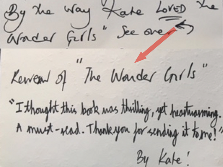 Review form young reader, I don't know who was given the book by a friend of mine. It says 'I though this book was thrilling, yet heartwarming. A must read. thank you for sending it to me!' 
