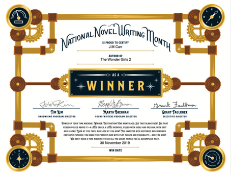 NaNoWriMo 2019, The End . . .
