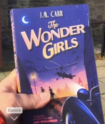 A paperback copy of The Wonder Girls just before I donated it to The Shetland Library